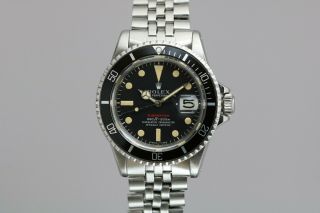 Rolex Submariner 1680 “Red Sub” Vintage Automatic Dive Watch Circa 1970s 10