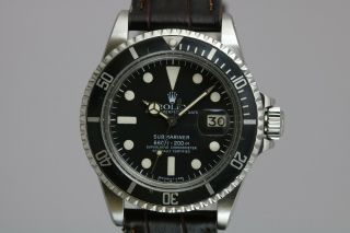 Rolex Submariner Vintage Automatic Dive Watch Ref 1680 Circa 1970s