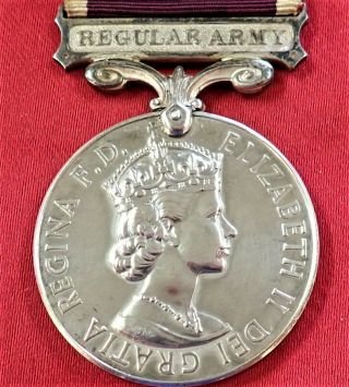 Post Ww2 British Army Long Service & Good Conduct Medal 24565024 Mcdonald