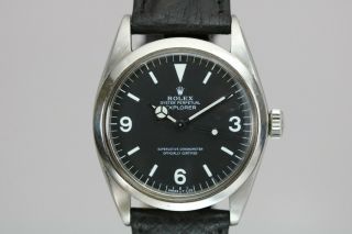 Vintage Rolex Explorer Ref 1016 Stainless Steel Automatic Watch Circa 1960s 10