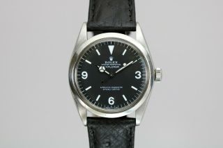 Vintage Rolex Explorer Ref 1016 Stainless Steel Automatic Watch Circa 1960s