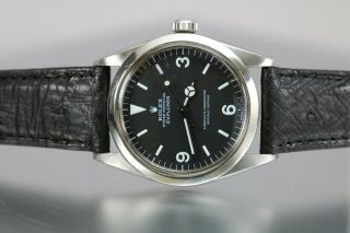 Vintage Rolex Explorer Ref 1016 Stainless Steel Automatic Watch Circa 1960s 2