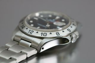 Rolex Explorer II 16550 Black Dial Stainless Steel Vintage Watch 1980s R Series 12