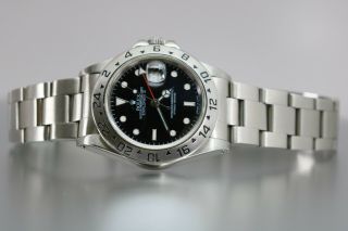 Rolex Explorer II 16550 Black Dial Stainless Steel Vintage Watch 1980s R Series 6