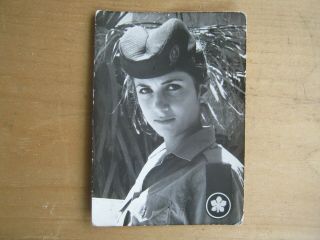 1967 Israeli War Photograph Woman Soldier Identified Helena Kolber Air Force ?