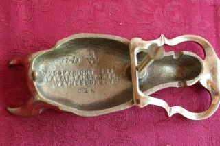 V.  A.  MetalCraft 1949 Horse Door Knocker 17 - 13.  Stamped. 3