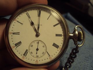 Elgin Pocket Watch,  16 Size,  17 Jewel,  Model 6,  Manufactured 1915 Running Strong