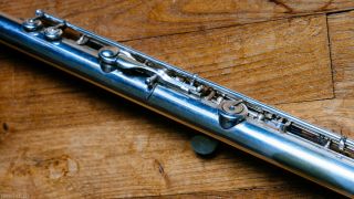 Antique Bonneville 2099 French Professional Silver Head Flute c.  1890 10