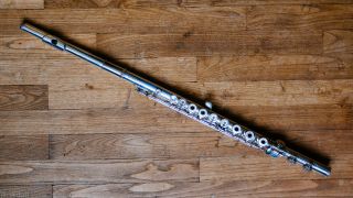 Antique Bonneville 2099 French Professional Silver Head Flute c.  1890 2