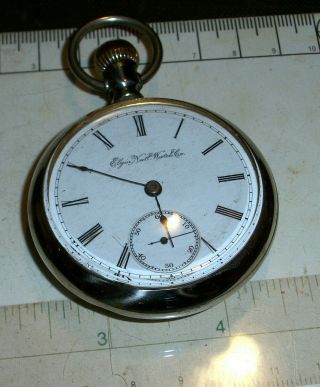 Elgin Antique American Pocket Watch Good Runner Grade 288 Circa 1909