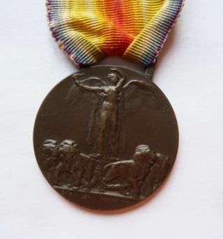 ITALIAN INTERALLIED VICTORY MEDAL 1918 FIRST WORLD WAR WWI ITALY KINGDOM 5