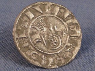 ANCIENT CRUSADER COIN DENAR ANTIOCH BOHEMOND III SILVER 1163 1201 VF 2