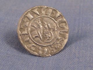 ANCIENT CRUSADER COIN DENAR ANTIOCH BOHEMOND III SILVER 1163 1201 VF 4