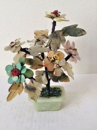 Asian Antiques,  Jade Tree,  Agate,  Quartz,  Turquoise,  Bonsai,  Nephrite,  c1920,  China 6