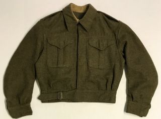 Wwii 1944 Dated Canadian Battle Dress Blouse,  Named
