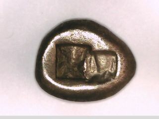 Asia Minor Lydia Sardeis Kroisos Silver Half Lion Bull Incuse rare ancient coin 3