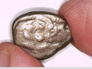 Asia Minor Lydia Sardeis Kroisos Silver Half Lion Bull Incuse rare ancient coin 5