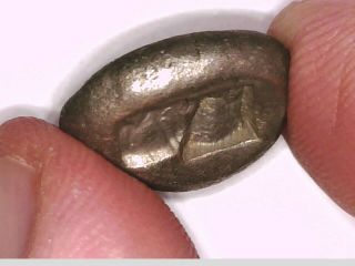 Asia Minor Lydia Sardeis Kroisos Silver Half Lion Bull Incuse rare ancient coin 6