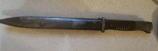 Ww2 K98 Mauser Bayonet With Scabbard Made By Bym