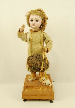 Antique Depose Tete Jumeau Bte Sgdg 4 Automation Doll By Roullet And Decamps