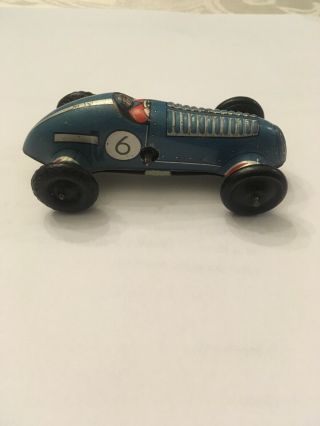 Vintage Gama Race Car Western Germany 505 Key Wind Up