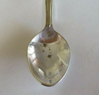 HMAS Sydney - Large Vintage Navy Souvenir Teaspoon - Anchor,  Crown,  Star & Rope 4