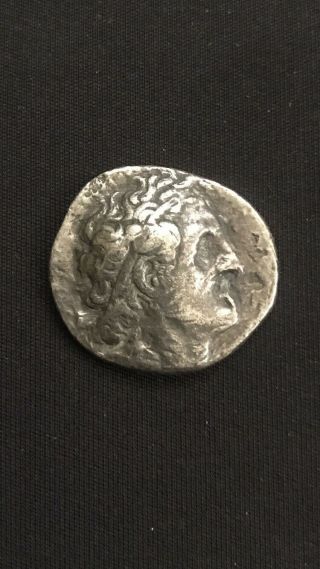Ancient Greek Silver Tetradrachm Ptolemy In Stunning Shape Authentic