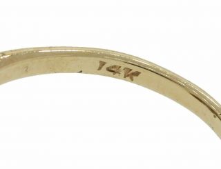 1880s Antique Victorian 14k Yellow Gold Silver Garnet Pearl Flower Ring Z9 6