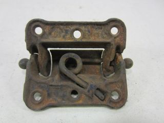 Antique Cast Iron Spring Loaded Screen Door Hinge 4