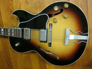 GIBSON VINTAGE HOLLOW BODY ELECTRIC GUITAR AUTHENTIC STEVE HOWE 3