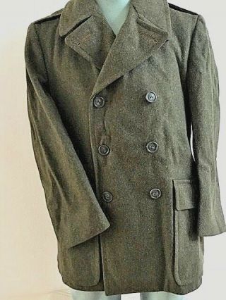Ww2 Us Army Od Wool Insulated Officer 
