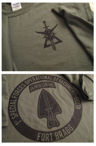 Delta Force (1st Sfod - D) Fort Bragg Silk - Screened T - Shirt Ultra Cotton Xl