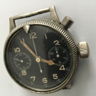 vintage mens ww2 HANHART german military issue LUFTWAFFE chronograph cal 40 11