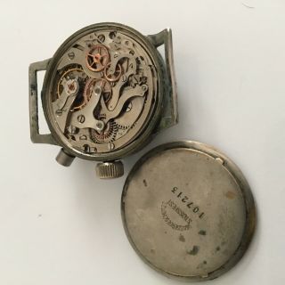 vintage mens ww2 HANHART german military issue LUFTWAFFE chronograph cal 40 3