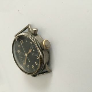 vintage mens ww2 HANHART german military issue LUFTWAFFE chronograph cal 40 6