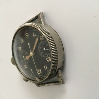 vintage mens ww2 HANHART german military issue LUFTWAFFE chronograph cal 40 7