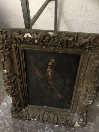 Antique Painting Oil On Canvas