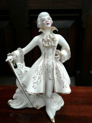 Vintage florence ceramics figurine 3
