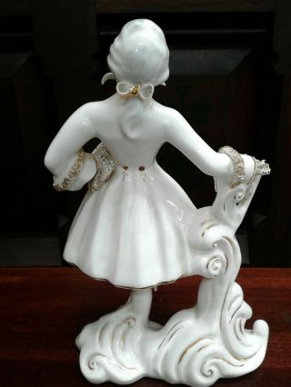 Vintage florence ceramics figurine 4