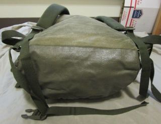 Authentic Germany Military Army Backpack Canvas Camouflage Green Bag Rucksack 4