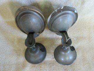 Antique Sconces,  Brass,  Pair,  Old House Salvage,  for Restoration 6