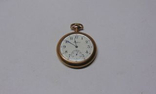 1911 Rockford 12 Size 15 Jewel Pocket Watch For Repair 15 Year Case