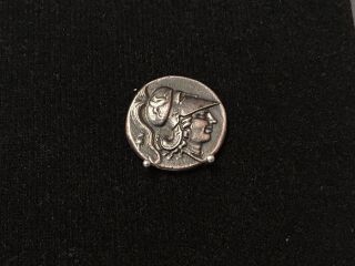 Ancient Greek Silver Coin Of Syracuse