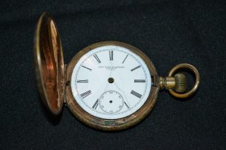 1890s York Standard 18s Gold Filled Pocket Watch Parts / Repair