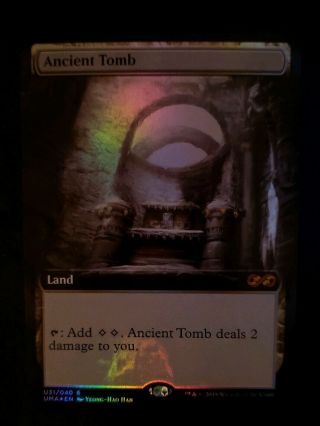 Mtg - Foil Box Topper Ancient Tomb - Ultimate Masters - Nm