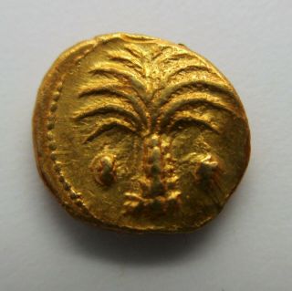 350 - 290 BC Carthage Zeugitana AV 1/10 STATER Ancient Coin GOLD Greek PALM Greece 3