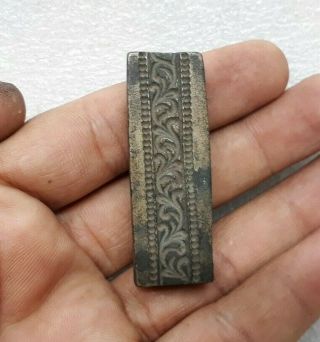 Antique Bronze Hindu Cuff Bangle Jewellery Making Tool Mold Die Stamp Seal Mp