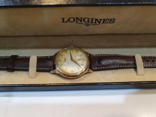 Longines Vintage 18 Ct Solid Gold,  37 Mm Case Without Crown,  Rare