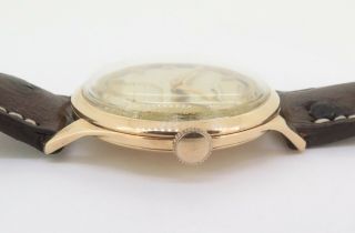 LONGINES VINTAGE 18 CT solid gold,  37 mm case without crown,  rare 3