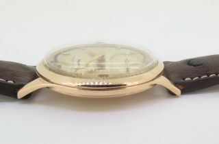 LONGINES VINTAGE 18 CT solid gold,  37 mm case without crown,  rare 4